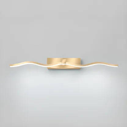 Wall-Mounted Bathroom LED Vanity Light with Silica Gel Shade Image - 7
