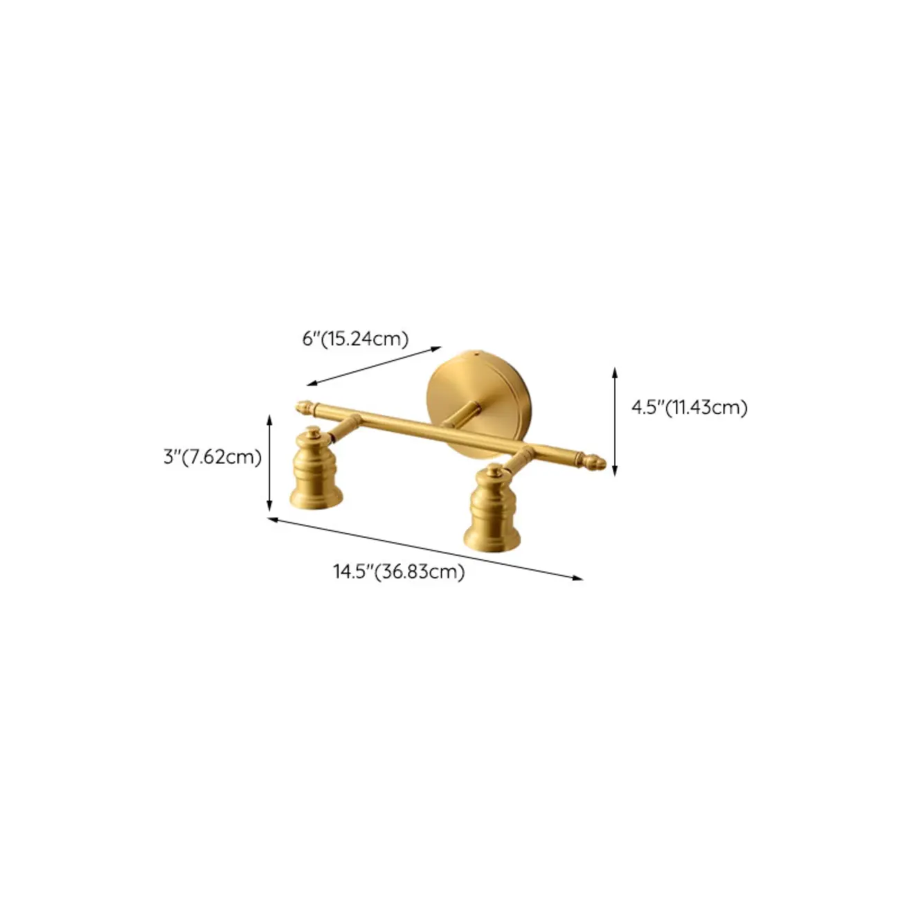 3 Bulb Brass Bath Vanity Light Fixture with Vintage Design  Image - 31 | homeyfad