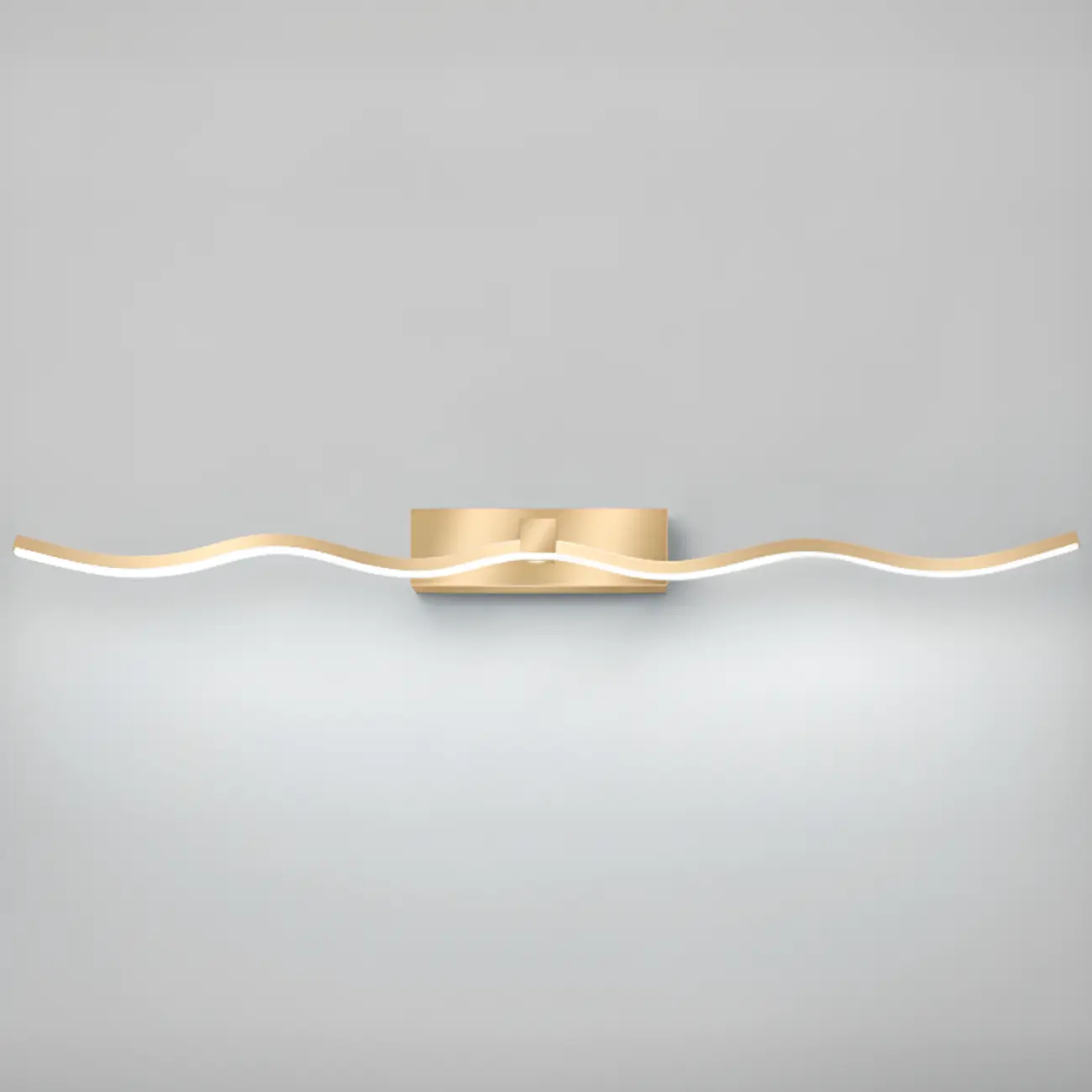 Wall-Mounted Bathroom LED Vanity Light with Silica Gel Shade Image - 8 | homeyfad