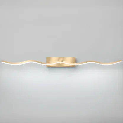 Wall-Mounted Bathroom LED Vanity Light with Silica Gel Shade Image - 8