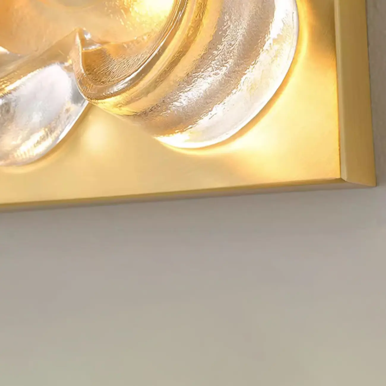 Modern Elegant Glass LED Vanity Light with Flower Design Image - 17 | homeyfad