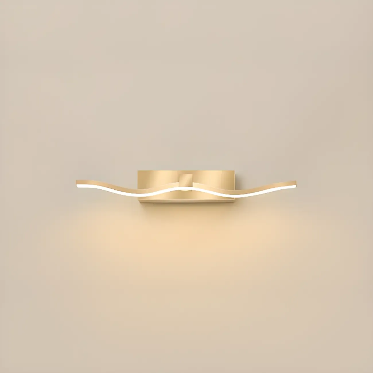 Wall-Mounted Bathroom LED Vanity Light with Silica Gel Shade Image - 9