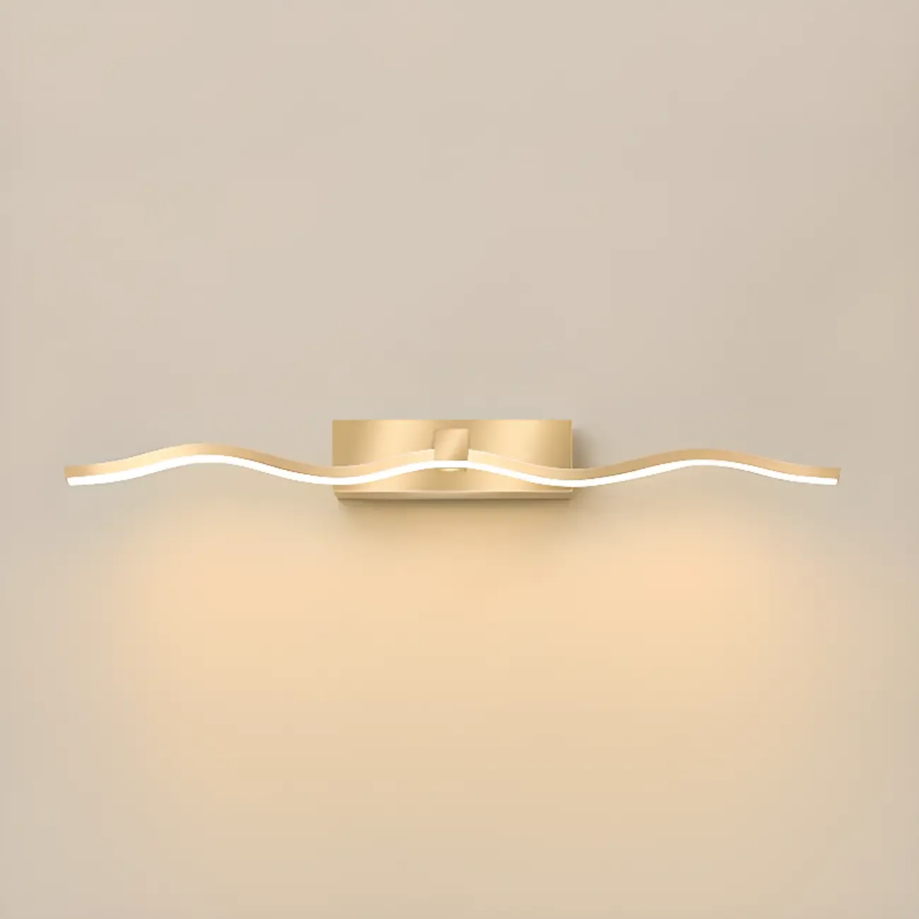 Wall-Mounted Bathroom LED Vanity Light with Silica Gel Shade Image - 10