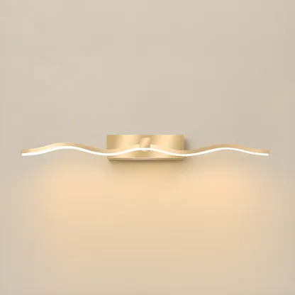 Wall-Mounted Bathroom LED Vanity Light with Silica Gel Shade Image - 10