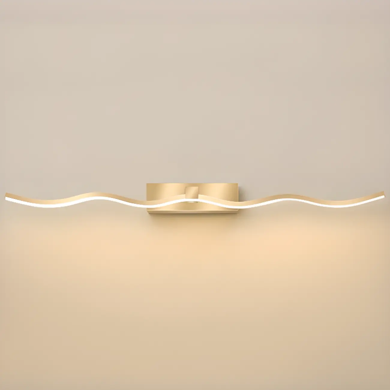 Wall-Mounted Bathroom LED Vanity Light with Silica Gel Shade Image - 11 | homeyfad