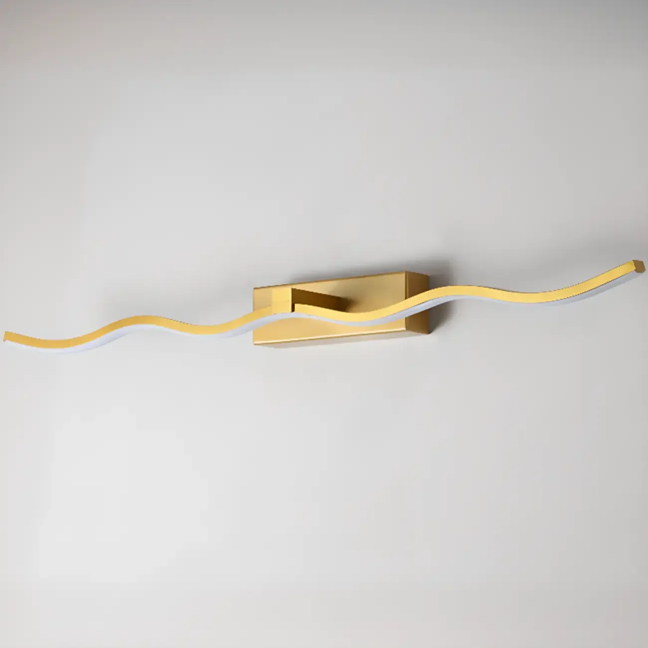 Wall-Mounted Bathroom LED Vanity Light with Silica Gel Shade Image - 12