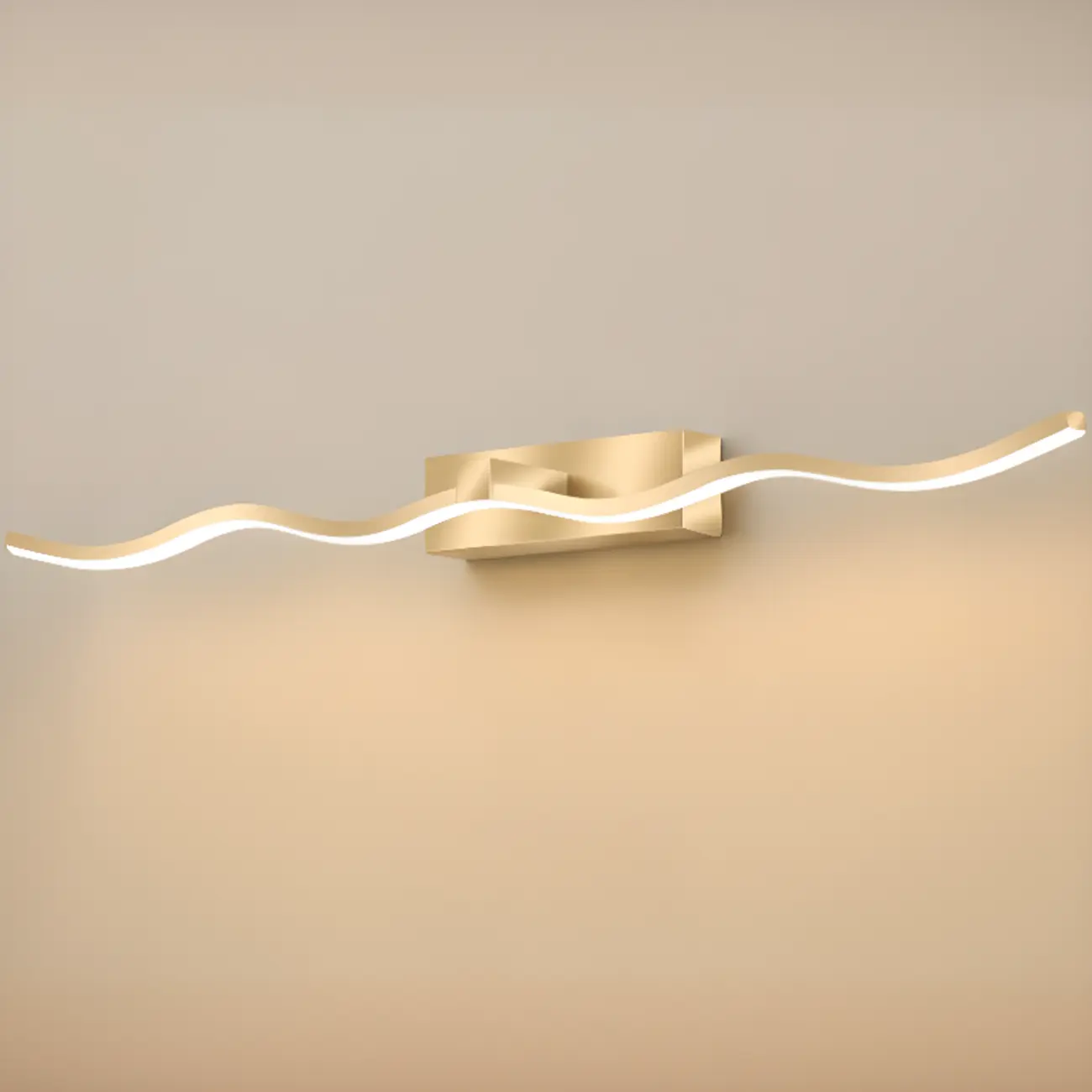 Wall-Mounted Bathroom LED Vanity Light with Silica Gel Shade Image - 13 | homeyfad