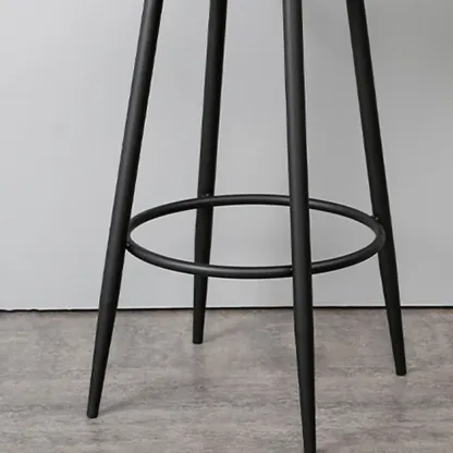 Adjustable Metal Swivel Bar Stools with Cushions Image - 10