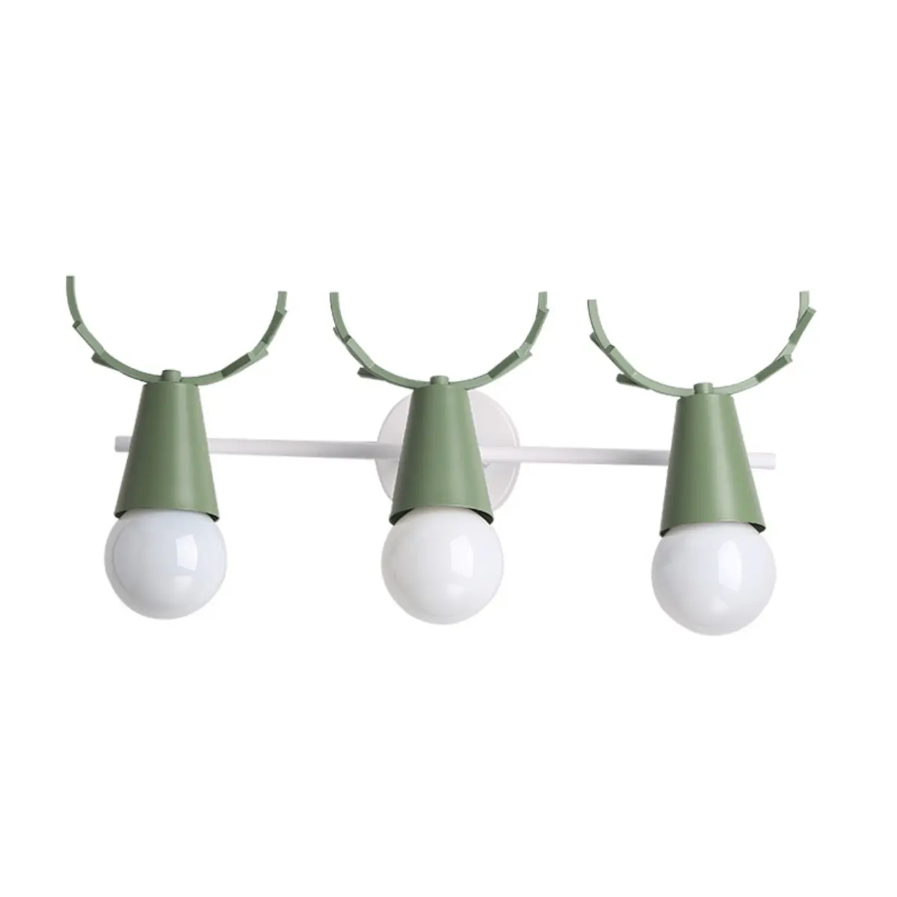 3-Light Modern Antler LED Vanity Light Fixture for Bathroom Image - 5 | homeyfad