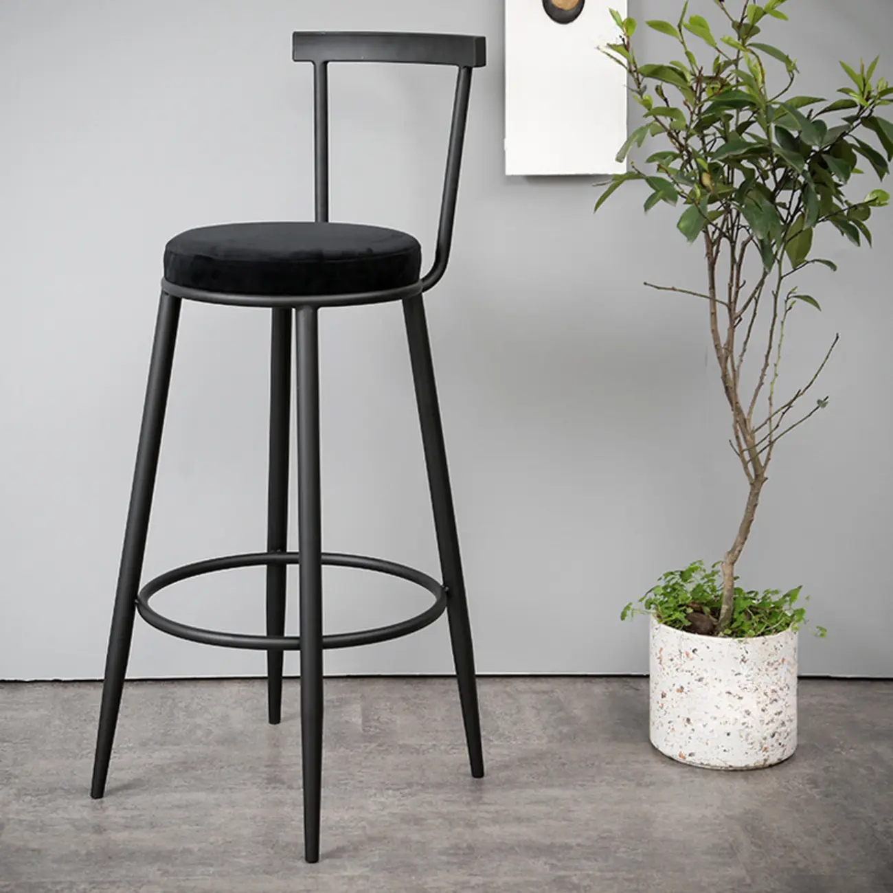 Adjustable Metal Swivel Bar Stools with Cushions Image - 13 | homeyfad