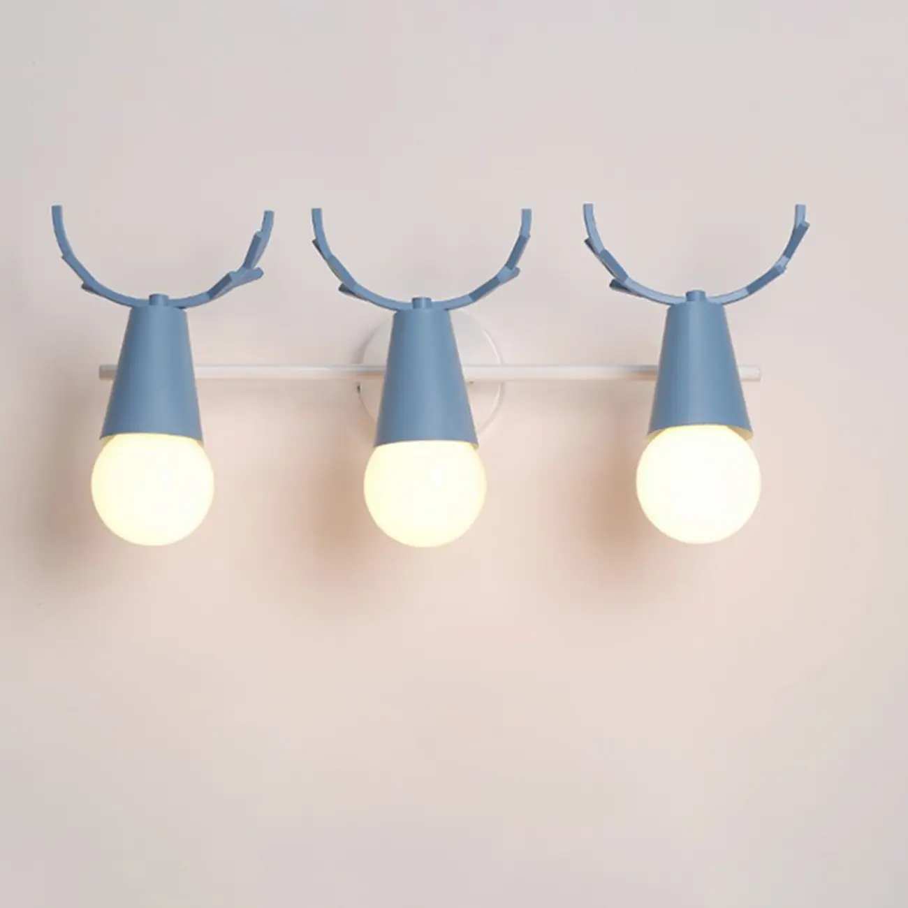 3-Light Modern Antler LED Vanity Light Fixture for Bathroom Image - 9 | homeyfad