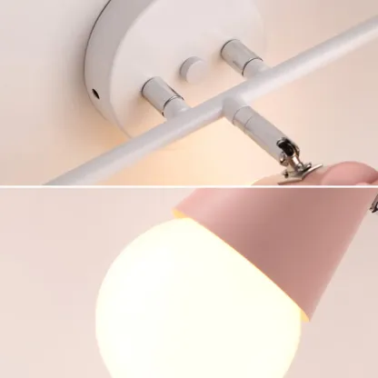 3-Light Modern Antler LED Vanity Light Fixture for Bathroom Image - 12