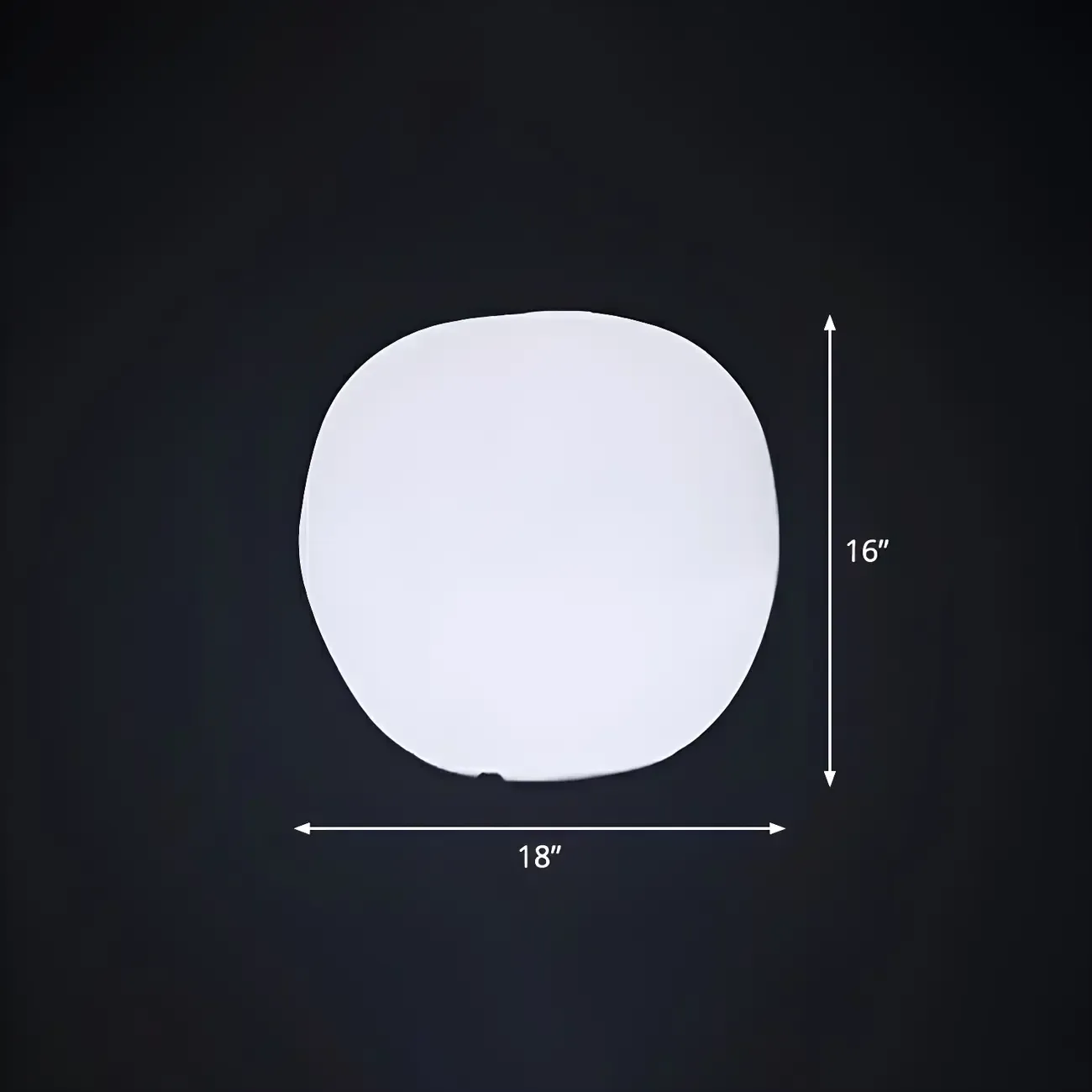  LED White Stone Shaped Landscape Light for Lawn Decor Image - 2