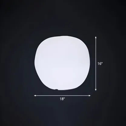  LED White Stone Shaped Landscape Light for Lawn Decor Image - 2