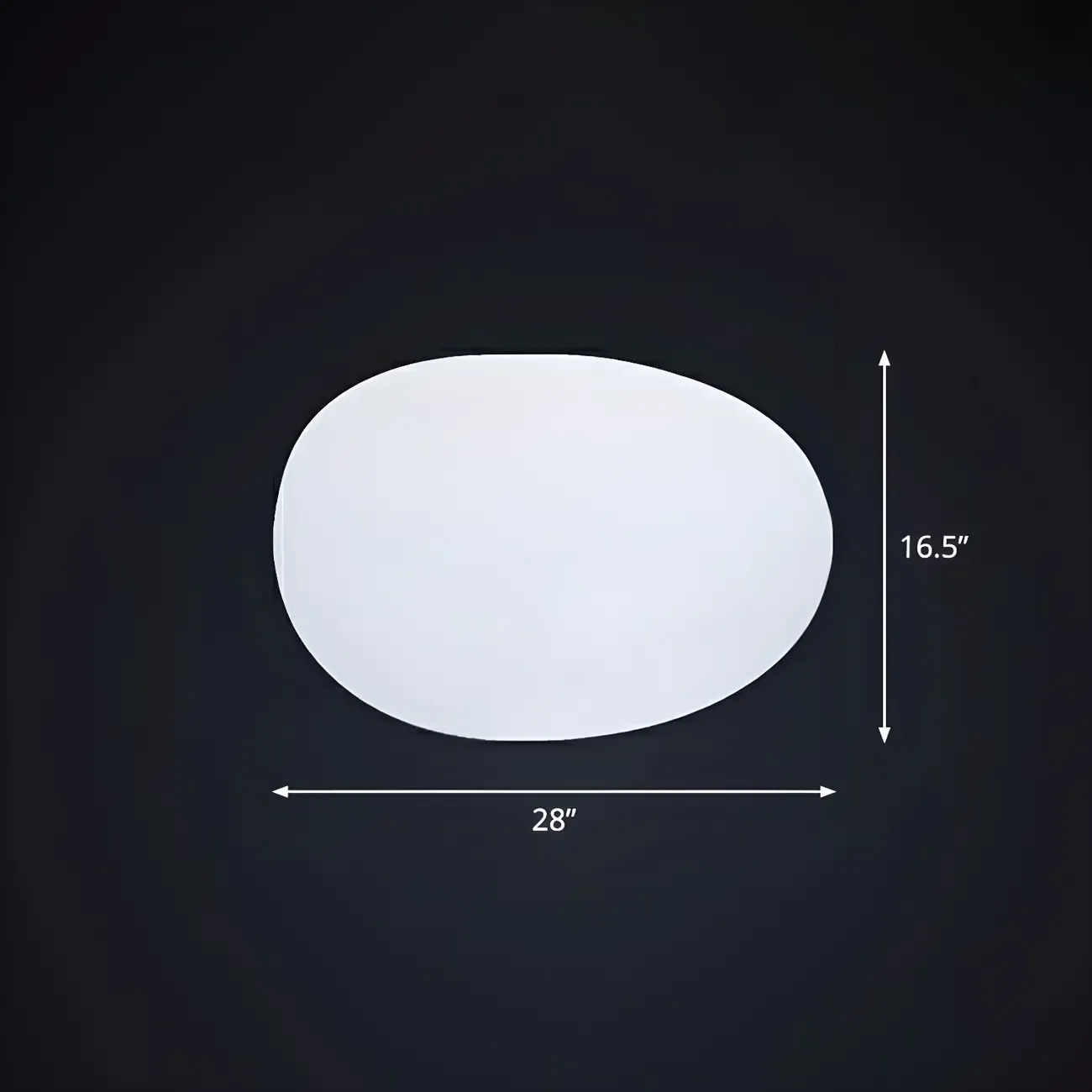  LED White Stone Shaped Landscape Light for Lawn Decor Image - 3