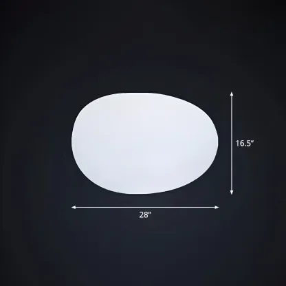  LED White Stone Shaped Landscape Light for Lawn Decor Image - 3