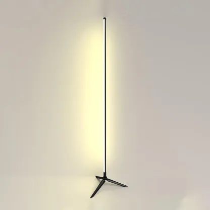  Minimalist Metal LED Coner Floor Lamp for Living Room Decor Image - 6