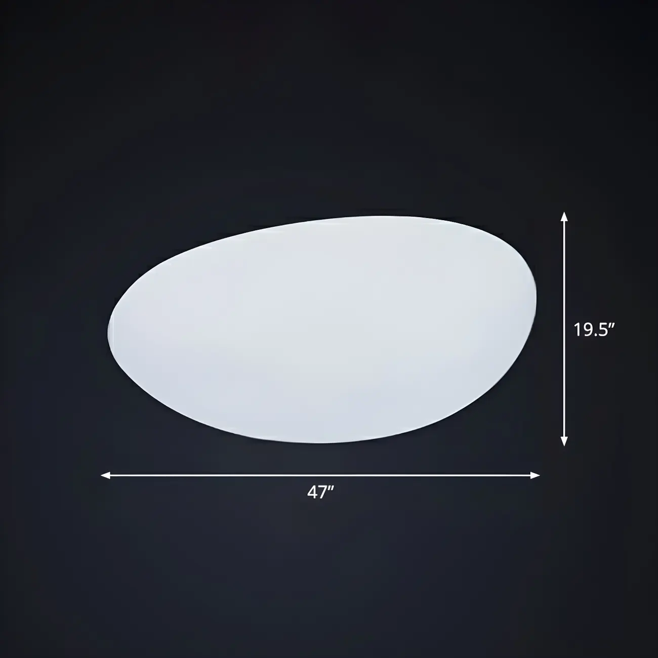  LED White Stone Shaped Landscape Light for Lawn Decor Image - 7 | homeyfad