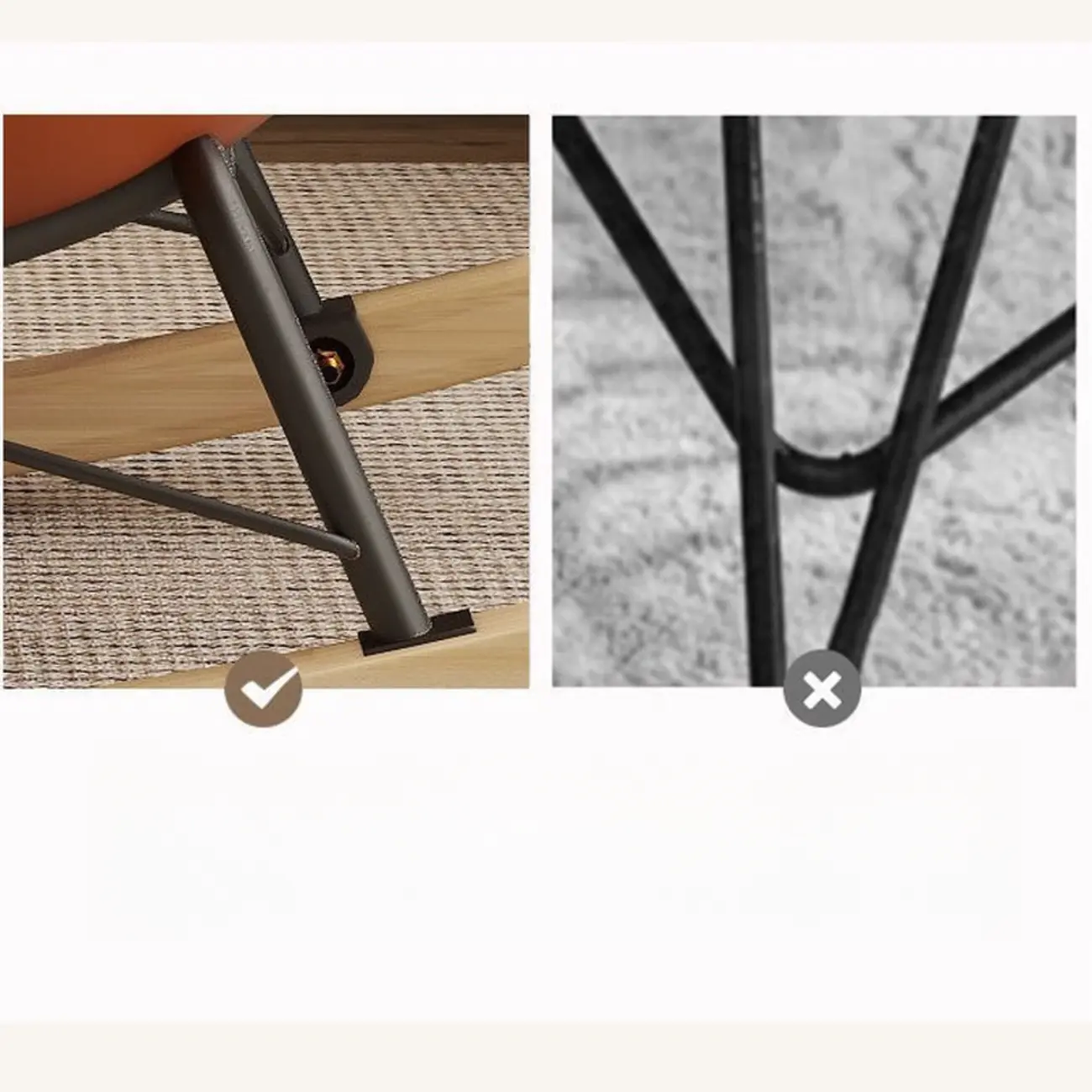 Upholstered Flared Arm Rocking Chair with Optional Ottoman Image - 6 | homeyfad