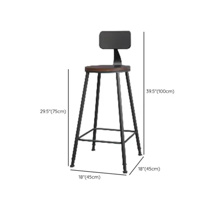 Adjustable Metal Swivel Bar Stools with Cushions Image - 23