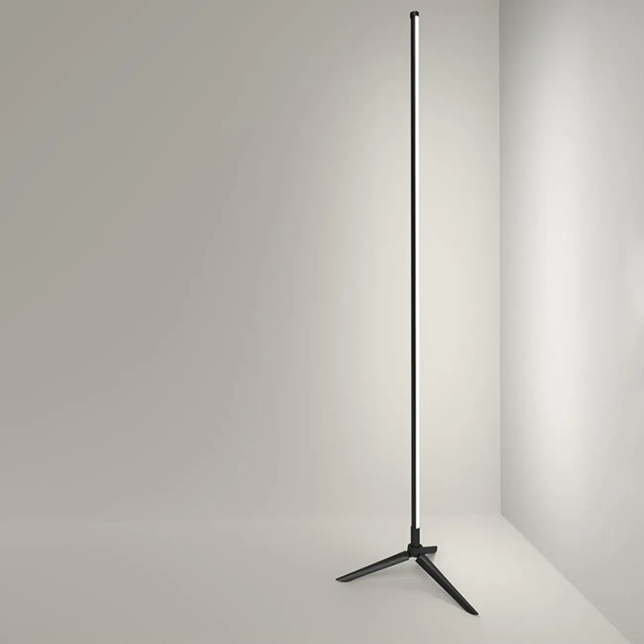 Minimalist Metal LED Coner Floor Lamp for Living Room Decor Image - 8