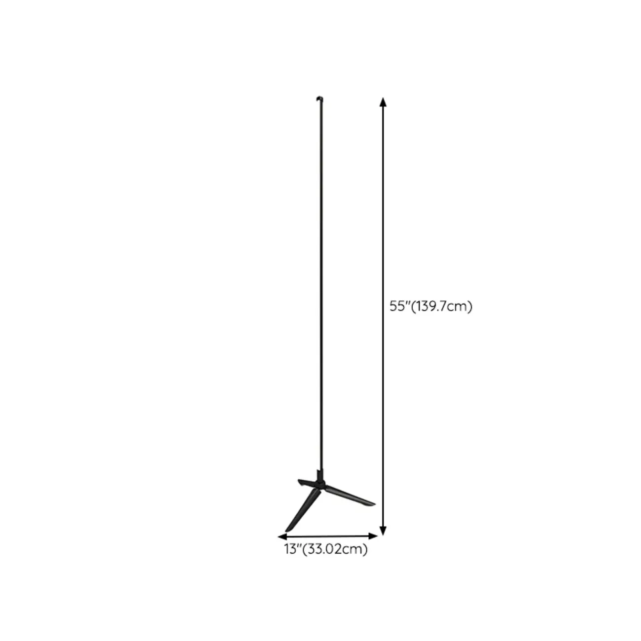 Minimalist Metal LED Coner Floor Lamp for Living Room Decor Image - 13