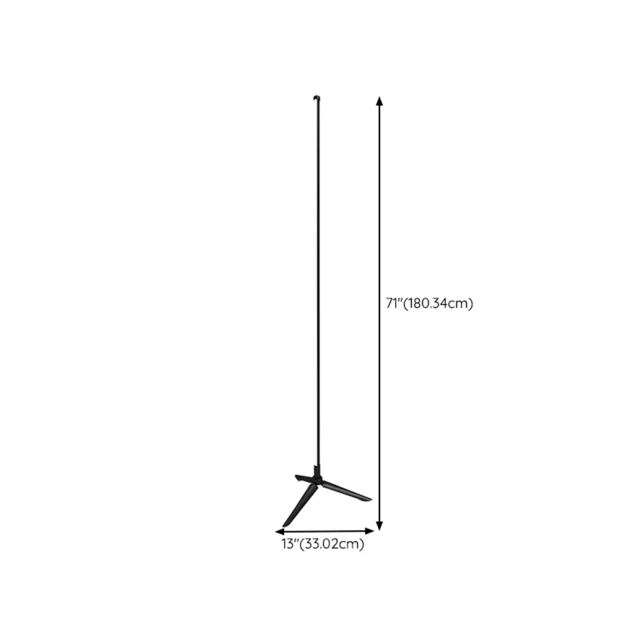Minimalist Metal LED Coner Floor Lamp for Living Room Decor Image - 15