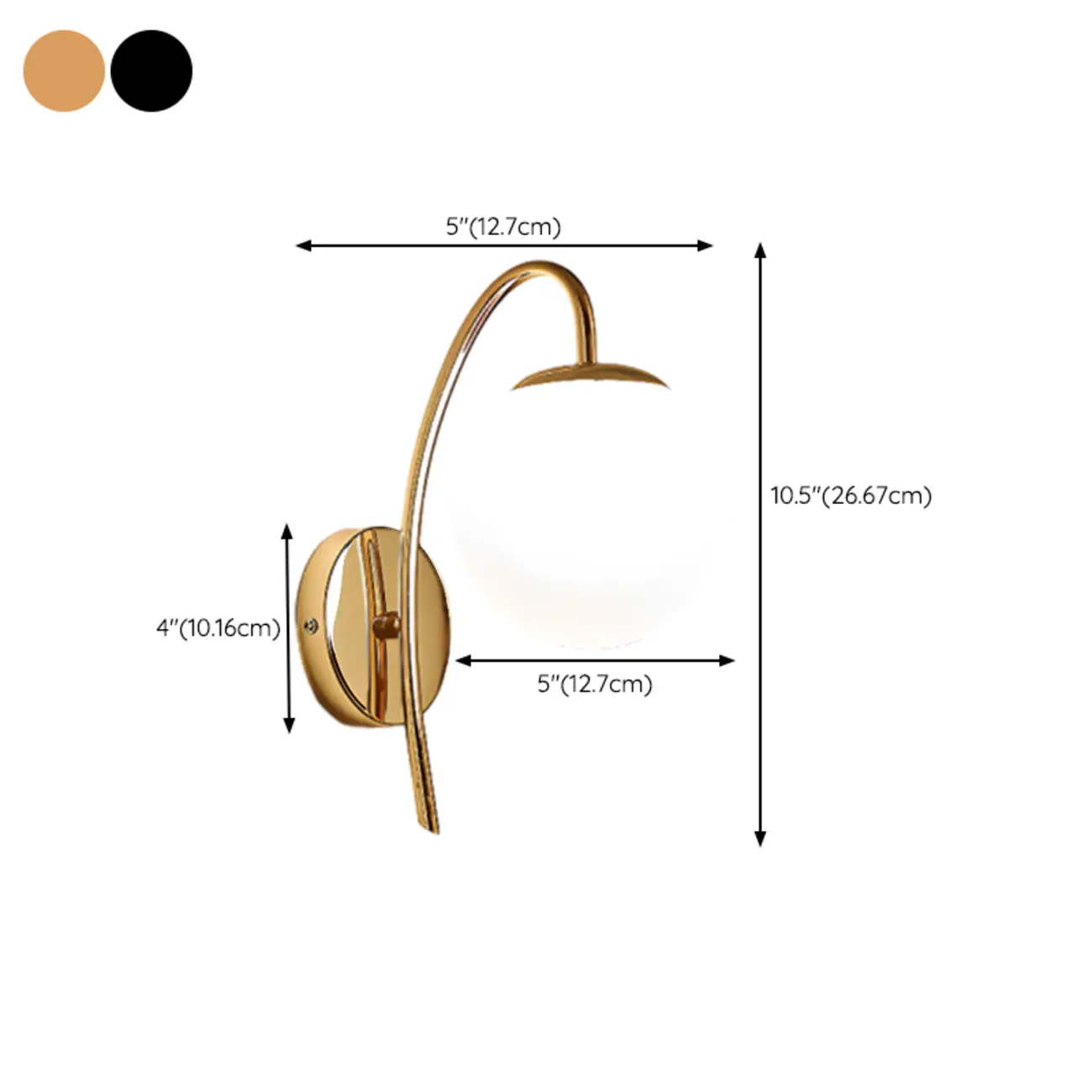 5 to 9 Inch Modern Wall-Mounted Bath Vanity Light Fixture Image - 16 | homeyfad