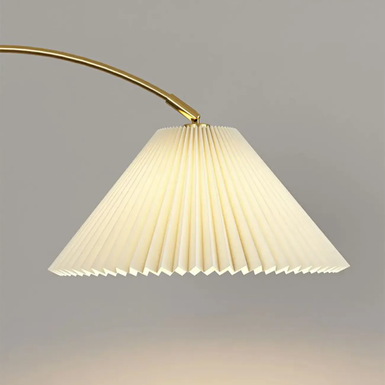 Minimalist LED Adjustable Black Arc Floor Lamp with Marble Base Image - 12