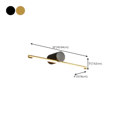 1-light Modern LED Bathroom Vanity Light Above Mirror  #size