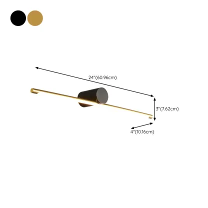 1-light Modern LED Bathroom Vanity Light Above Mirror  Image - 24