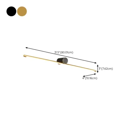 1-light Modern LED Bathroom Vanity Light Above Mirror  Image - 25