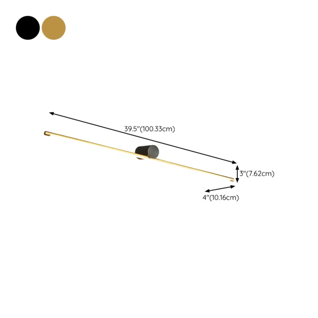 1-light Modern LED Bathroom Vanity Light Above Mirror  Image - 26