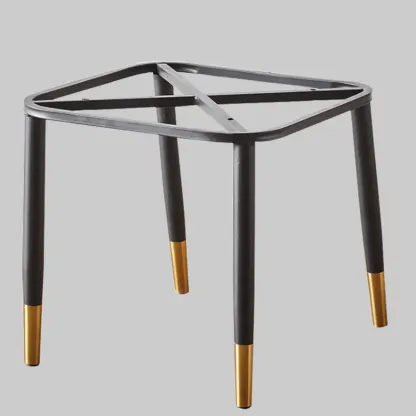 Modern Leather Upholstered Dining Chair with High Back Image - 20