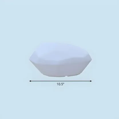 LED White Plastic Rock Ground Lighting for Outdoor Lawn Image - 5