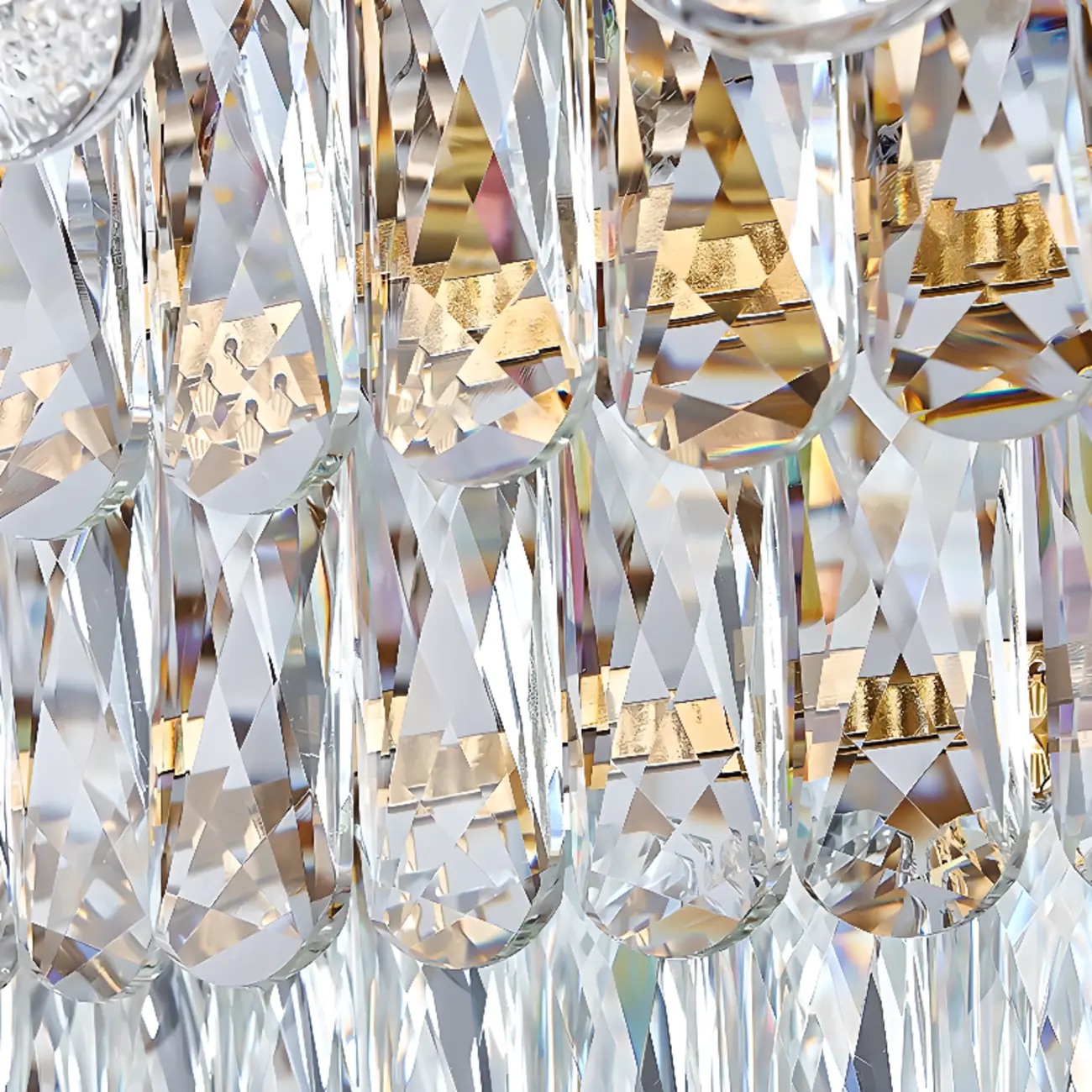 Modern Luxury Crystal Chandeliers with Glassy Shade Image - 12 | homeyfad