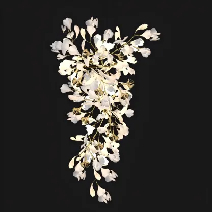 Luxury Adjustable Leaf  Chandelier for Open Spaces  Image - 9