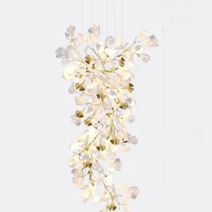Luxury Adjustable Leaf  Chandelier for Open Spaces  Image - 10