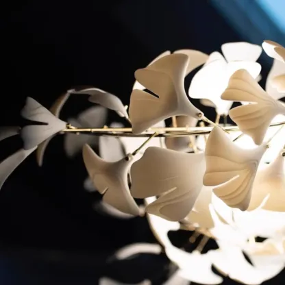 Luxury Adjustable Leaf  Chandelier for Open Spaces  Image - 11