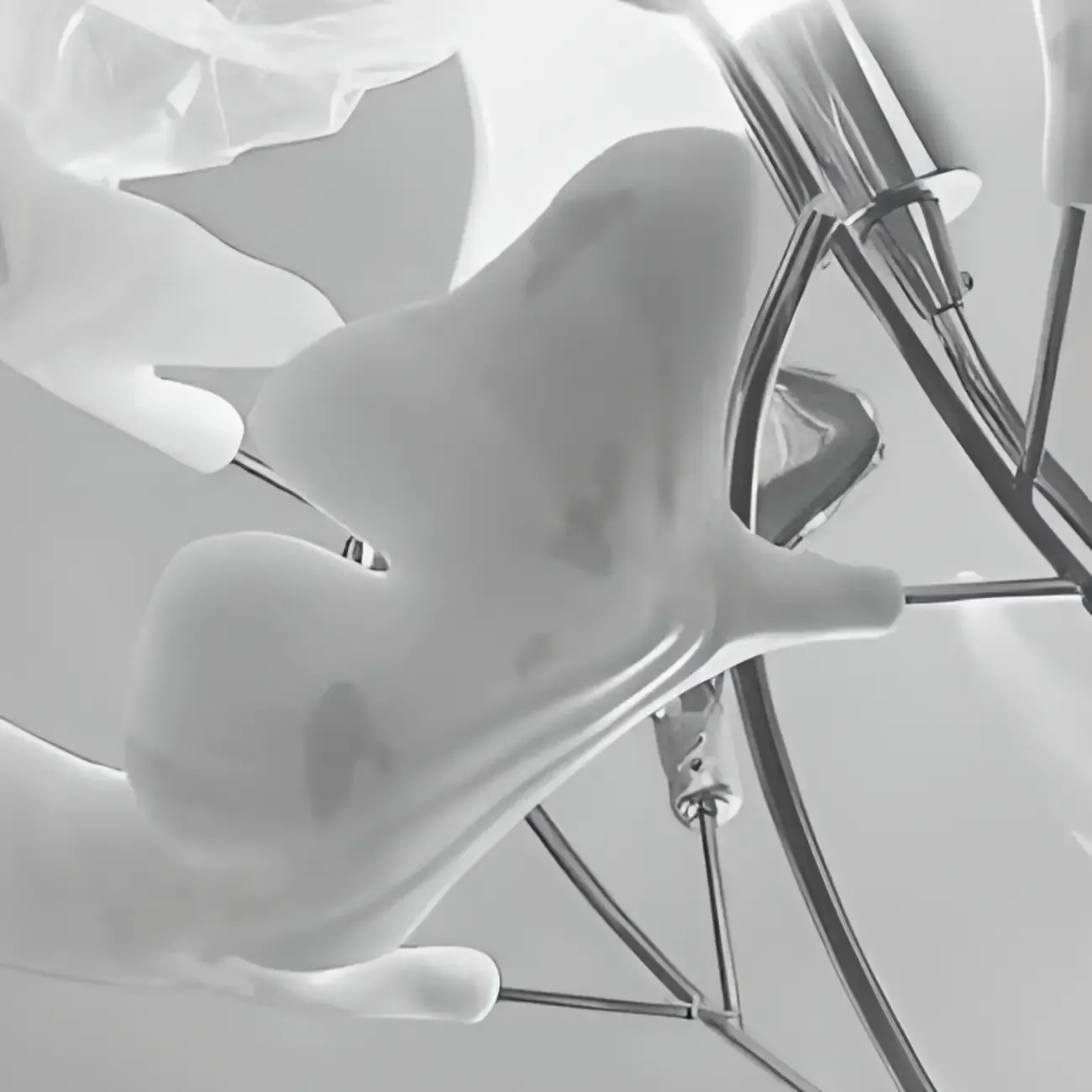 Luxury Adjustable Leaf Chandelier for Open Spaces Image - 12