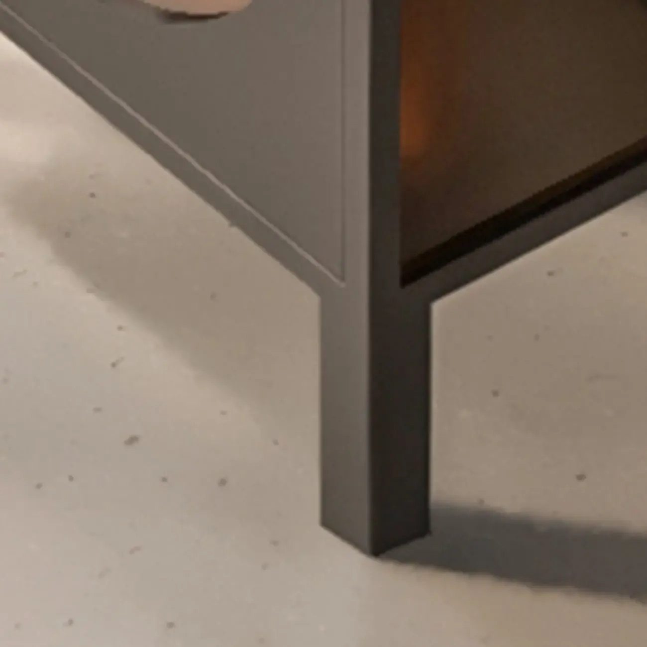 Classic Metal Glass Freestanding Display Cabinet for Dining Room Image - 14