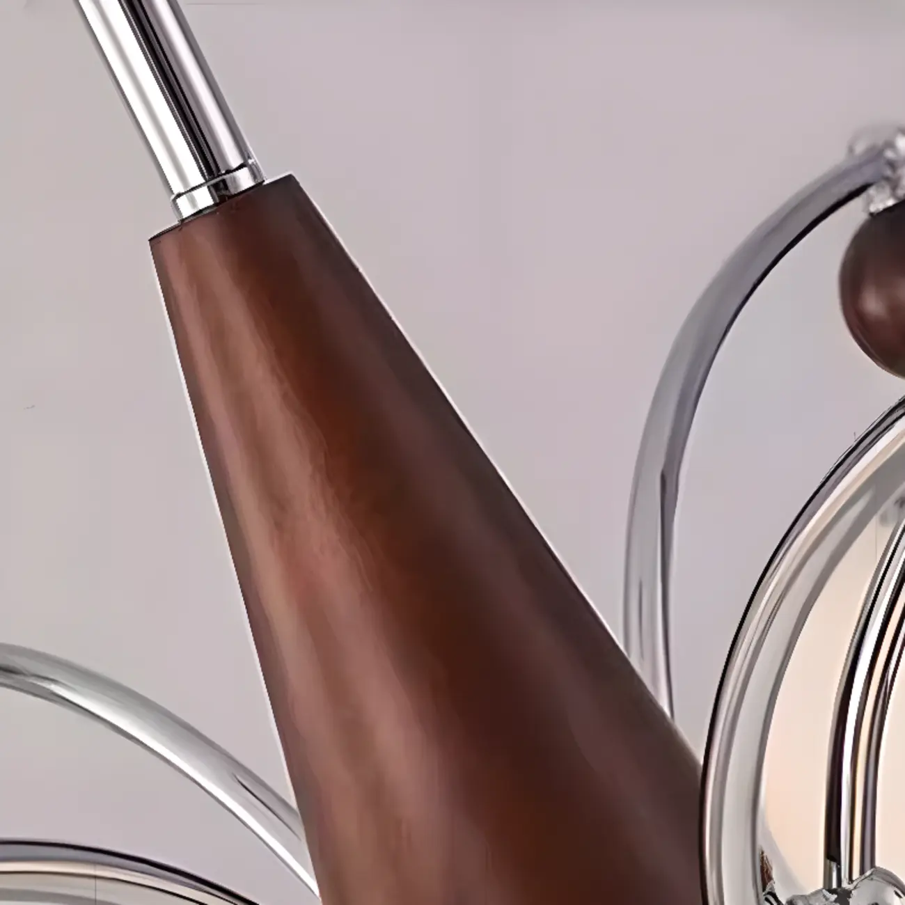 White Globe Chandelier with Glass Shades for Bedroom Image - 12 | homeyfad