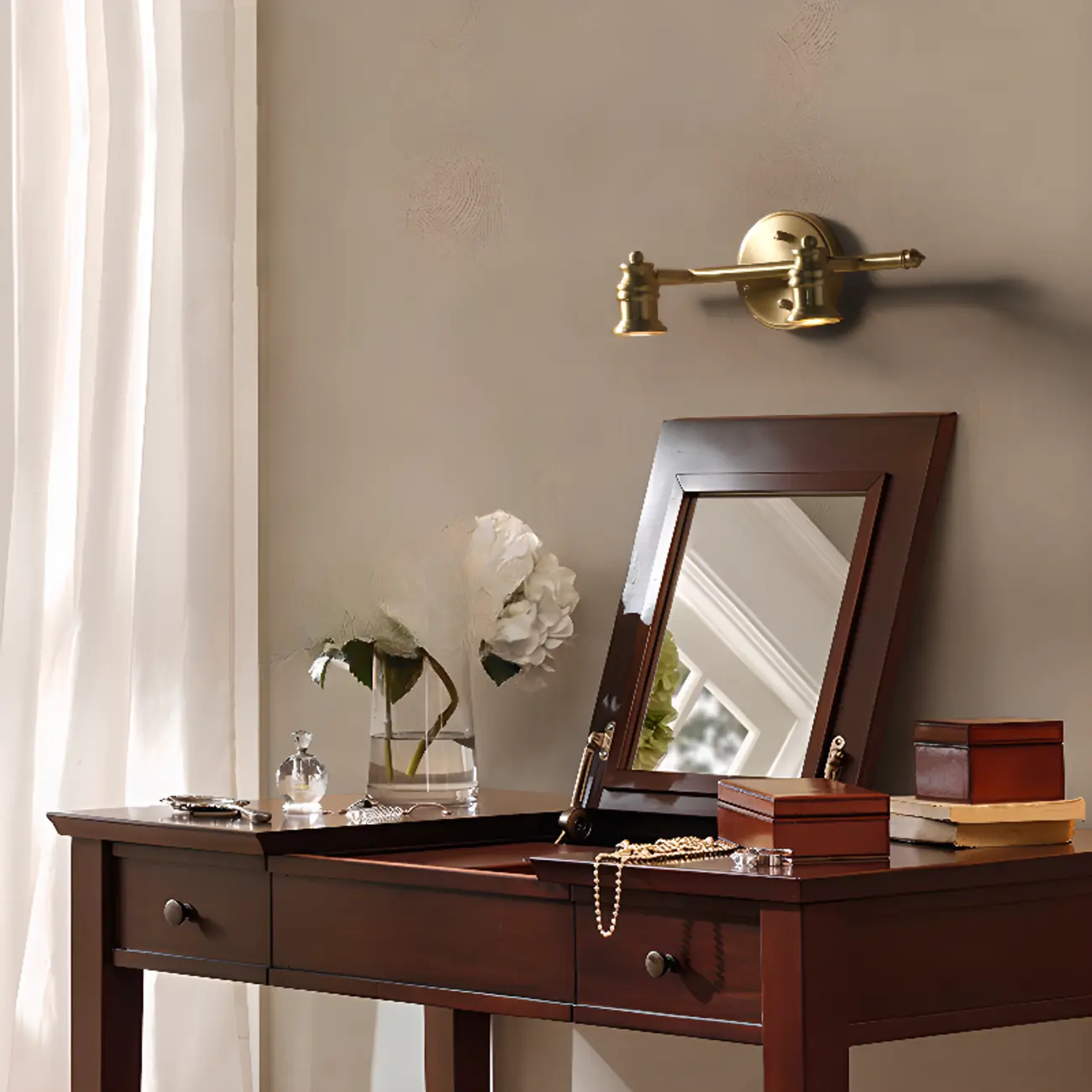 3-Light Vintage Bathroom Vanity Light Fixture Over Mirror Image - 3 | homeyfad