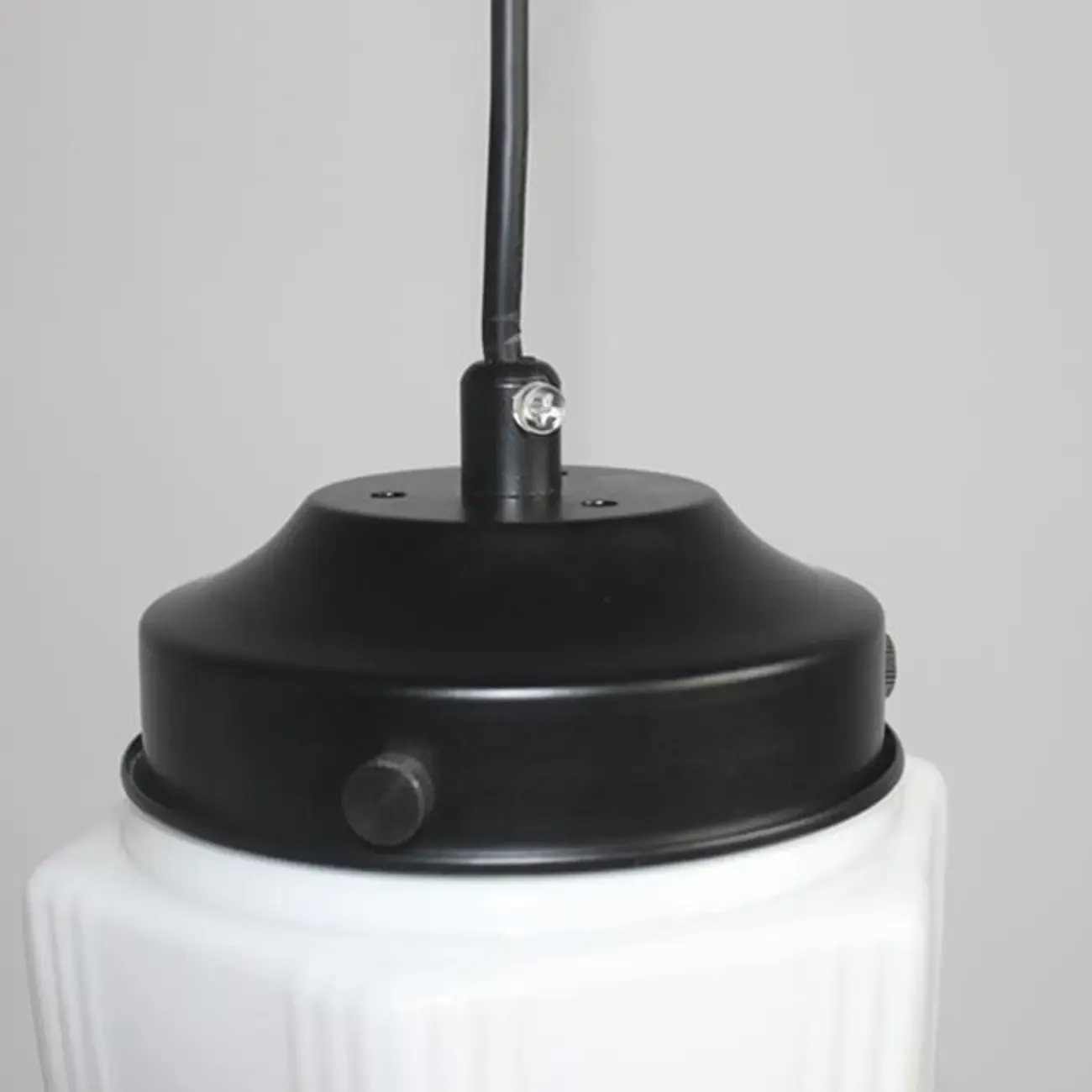 Modern Frosted Glass LED bedside pendant lamp in Hazelnut Tone Image - 11