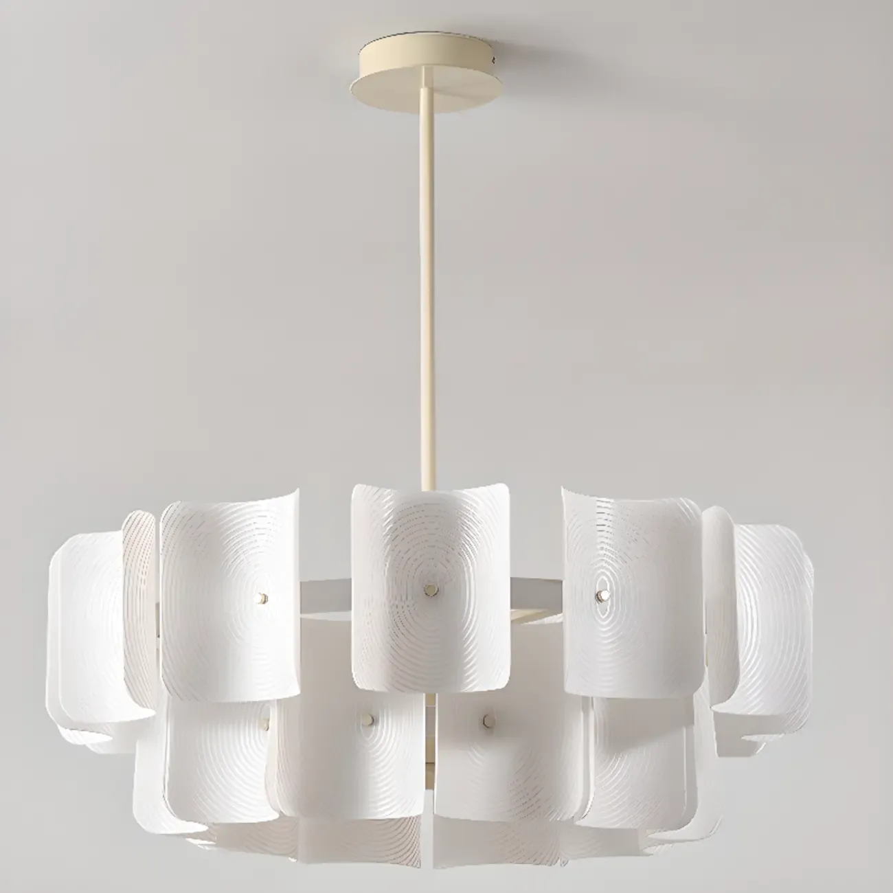 Modern LED Fingerprint Chandelier with Third-Gear Dimming  Image - 10