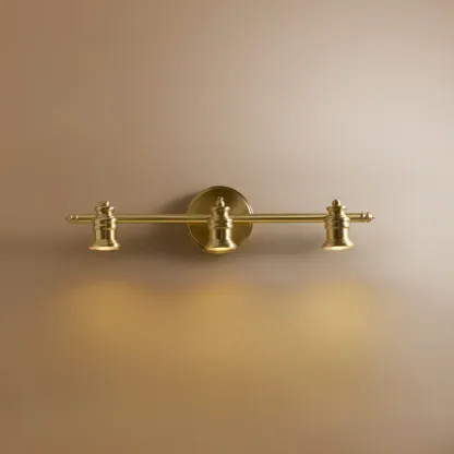 3-Light Vintage Bathroom Vanity Light Fixture Over Mirror Image - 7