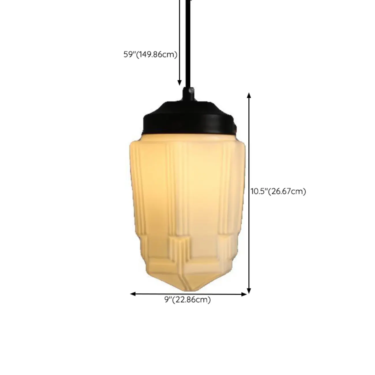 Modern Frosted Glass LED bedside pendant lamp in Hazelnut Tone Image - 13 | homeyfad