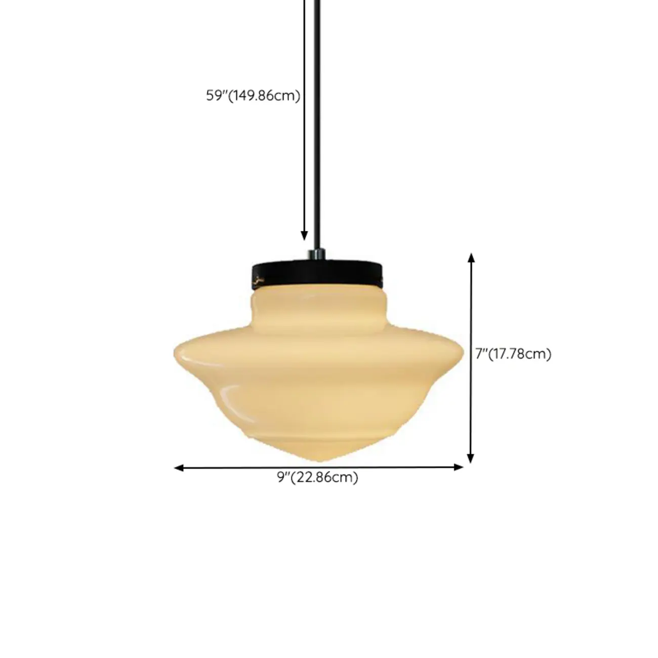 Modern Frosted Glass LED bedside pendant lamp in Hazelnut Tone Image - 14 | homeyfad