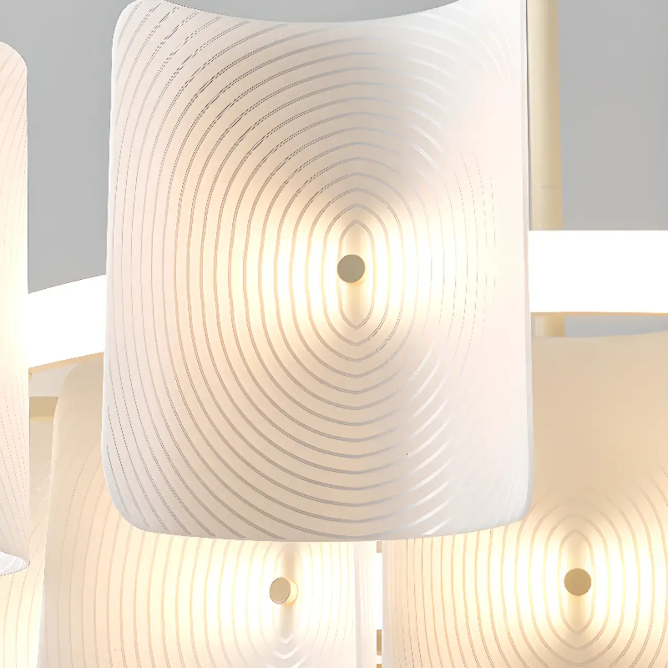 Modern LED Fingerprint Chandelier with Third-Gear Dimming  Image - 12