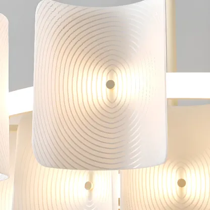 Modern LED Fingerprint Chandelier with Third-Gear Dimming  Image - 12
